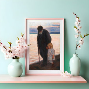 På kvällen, Hugo Simberg Poster