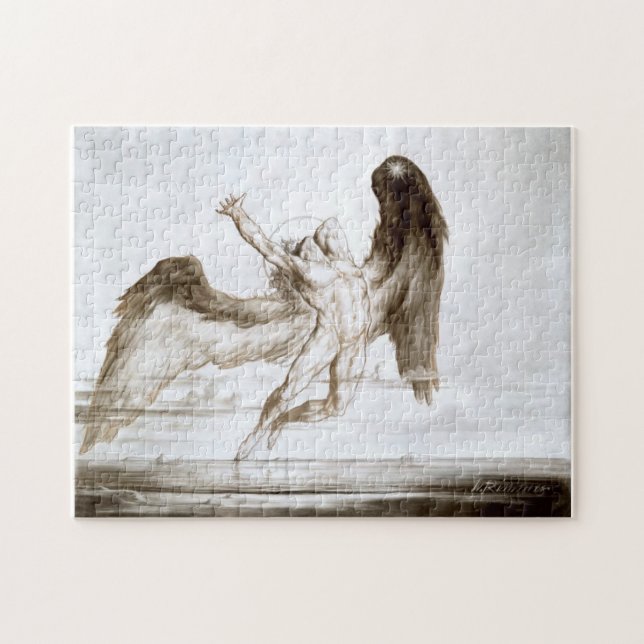 På kvällen vid William Rimmers fall Pussel (Horisontell)