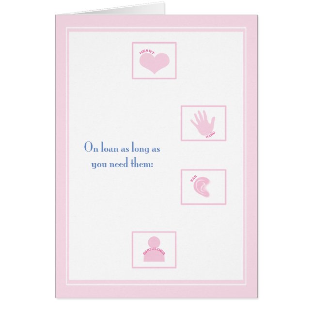 © på lån så länge som… hälsningskort (Framsidan)