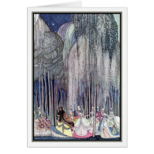 På långt till dansen av Kay Nielsen Hälsningskort