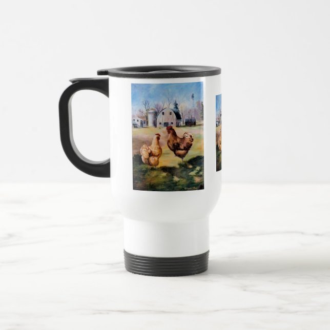 På lantgårdtravel mug resemugg (Vänster)