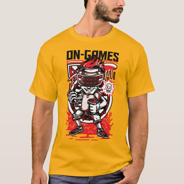 På-Lekar kyler utslagsplatsT-tröja för lekälskare T Shirt (Framsida)