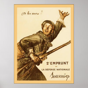 På Les Aura! Fransk världskrig 1 för ~ Poster