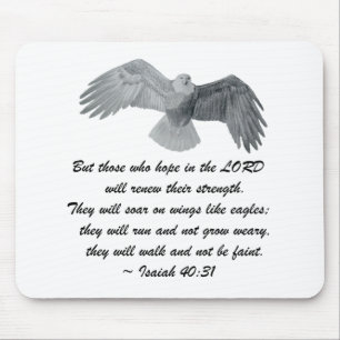 På lika örnar för vingar - är 40:31 musmatta