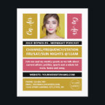 På Luft - Podcaster Photo - Retro Podcast Flygblad<br><div class="desc">På Luft - Podcaster Photo - Retro Podcast Advertising Flyer från Affärskortet Store.</div>