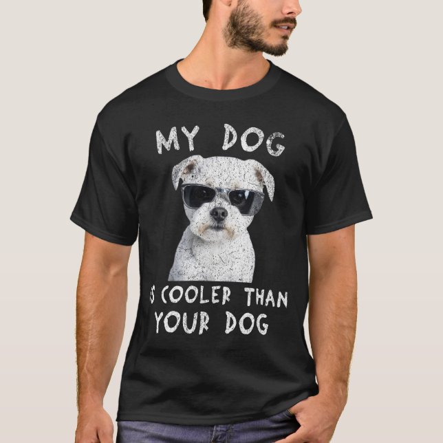 På maltesiska är min Hund färglös än din Hund funn T Shirt (Framsida)