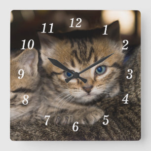 På mamma's Back Wall Clock Fyrkantig Klocka