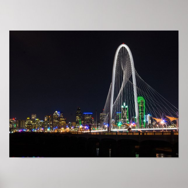 På Margaret Hunt Backe Bridge Poster (Framsidan)