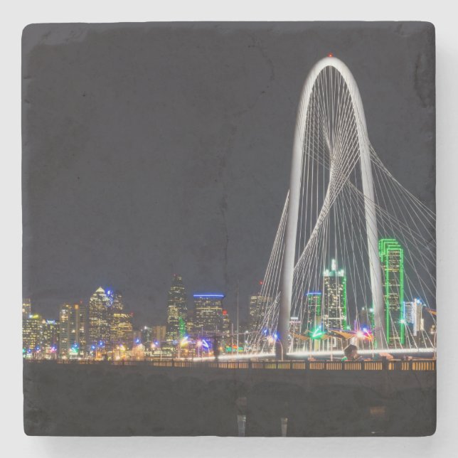 På Margaret Hunt Backe Bridge Stenunderlägg (Framsidan)