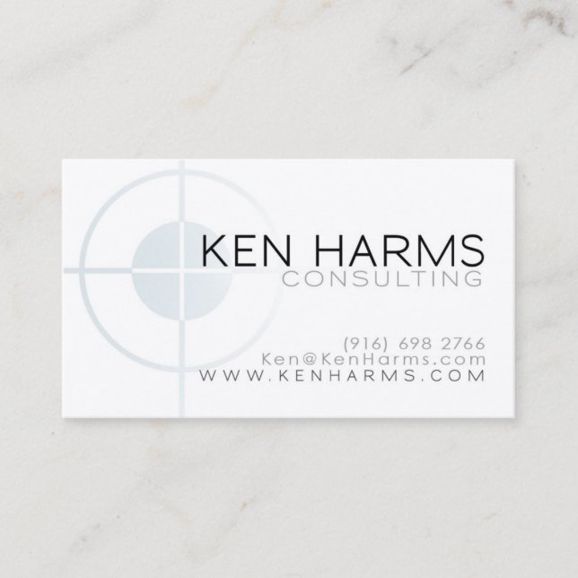 På markerakortet visitkort (Framsida)