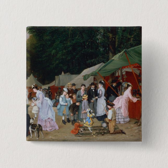 På mässan 1877 knapp (Framsida)