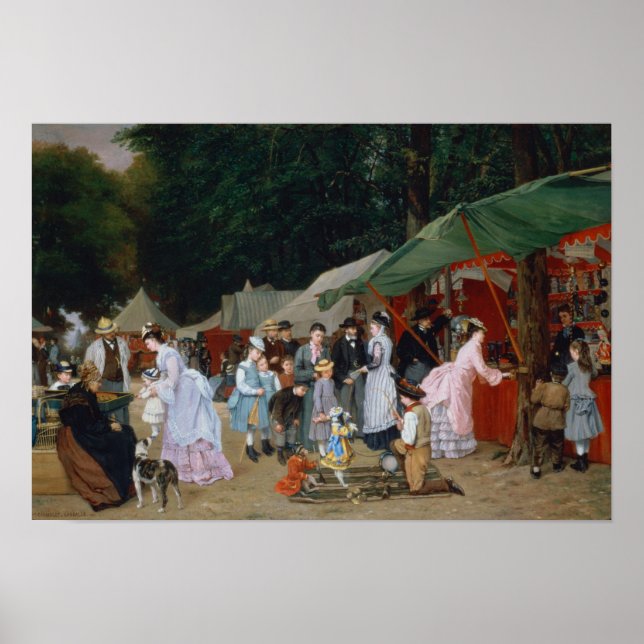 På mässan 1877 poster (Framsidan)