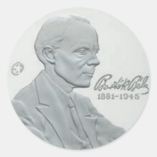 PÅ MEMORIAM BARTÓK BÉLA RUNT KLISTERMÄRKE