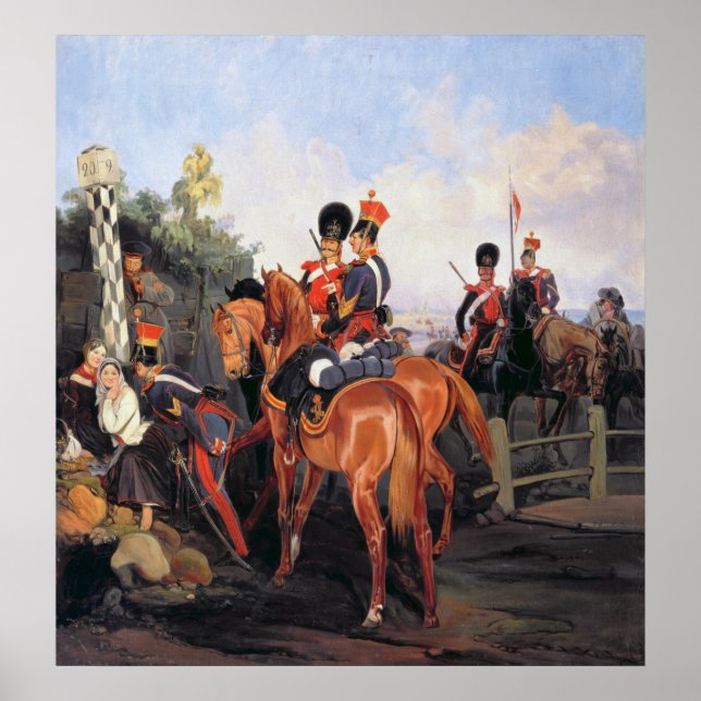 På Mile Stone, 1859 Poster (Framsidan)