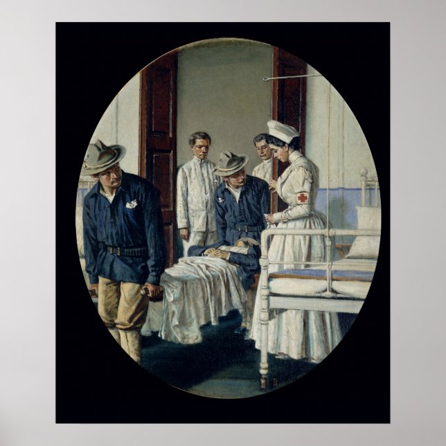 På militärsjukhus poster (Framsidan)