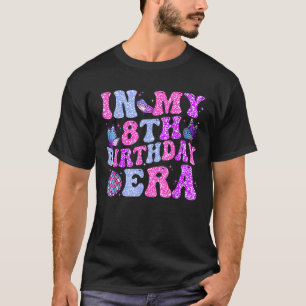 På min 8:e födelsedagspresron, 8-åriga rekorskiva t shirt
