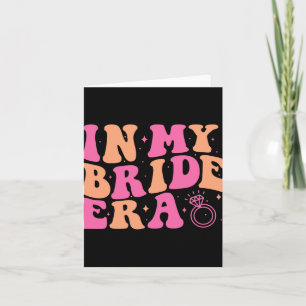 På min Bride Era Groovy Bachelorette-Bröllopsfest Kort