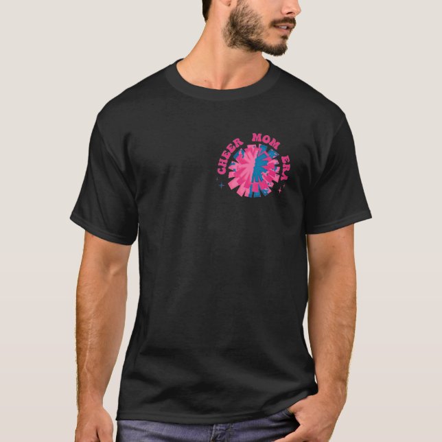 På min Cheer Mamma Era Funny Cheerlead Football Ch T Shirt (Framsida)