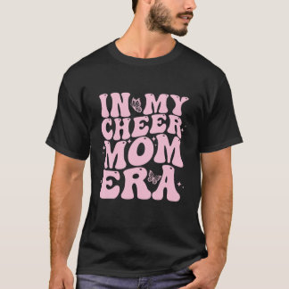 På min Cheer Mamma Era Funny CheerLeading Football T Shirt