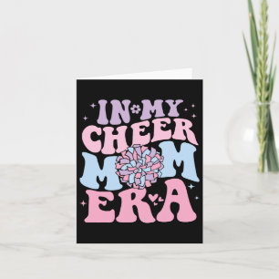 På min Cheer Mamma Era Groovy CheerLeading Footbal Kort