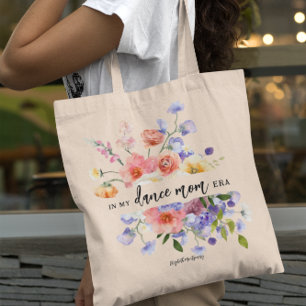 På min Dance Mamma Era Monogram för Blommigt Tygkasse
