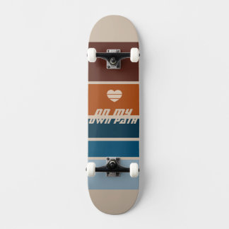 På min egen Väg-skateboard Mini Skateboard Bräda 18,5 Cm