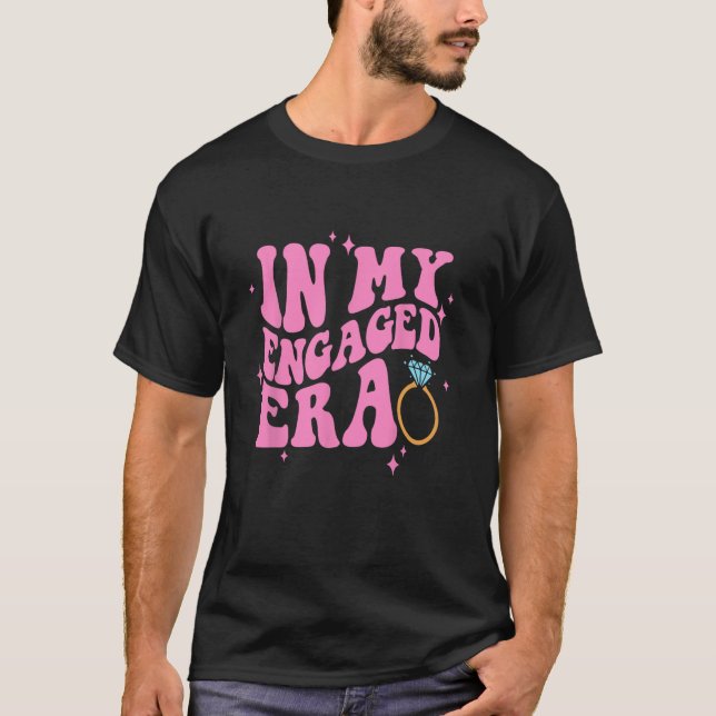 På min engagerade era Groovy Retro Back to school  T Shirt (Framsida)