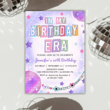 På min födelsedag vid Era-Lila Disco Birthday