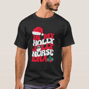 På min Holly Julafton Jolly Nurse Era Retro-jul N T Shirt