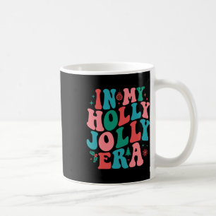 På min Holly Julafton Jolly Para Era Retro-julJo Kaffemugg