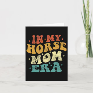 På min Horse Mamma Era Funny Horse Mamma Vintage M Kort