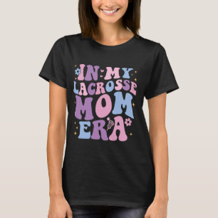 På min Lacrosse Mamma Era Groovy Cute Lacrosse Mam T Shirt