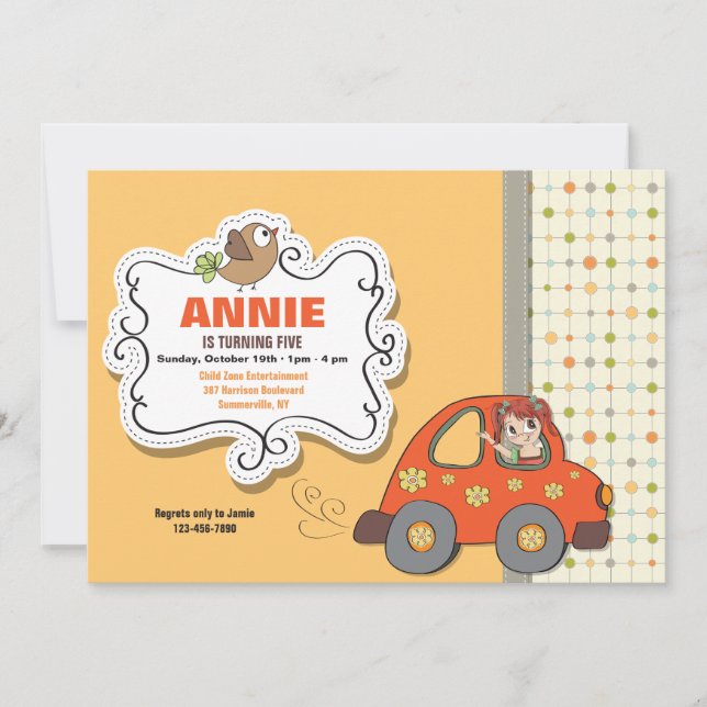 På min långt inbjudan (Framsida)