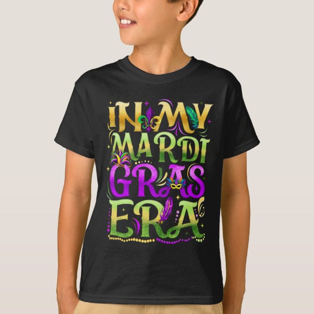 På min Mardi Gras Era Festival Carnival Helgdag Fl T Shirt (Framsida)