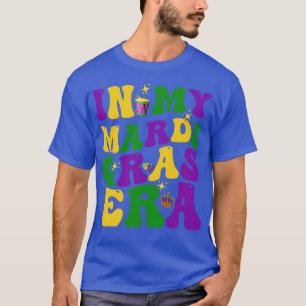 På min Mardi Gras Era-festival Retro Carnival part T Shirt