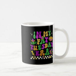 På min Mardi Gras Era Fleur De Lis-Tjock tisdag Gr Kaffemugg