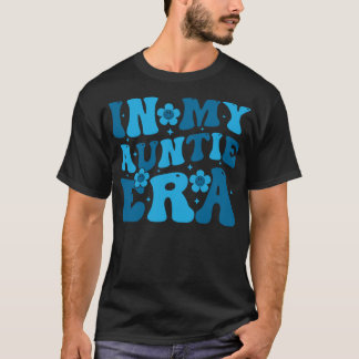 På min Moster Auntie Era Retro Groovy Funny Moster T Shirt