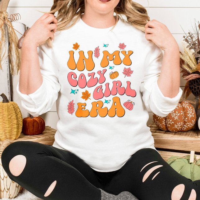 På min Mysiga Girl Era Retro Groovy Stil T Shirt (Skapare uppladdad)