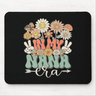 På min Nana Era-Blommigt Hippie Groovy Retro Match Musmatta
