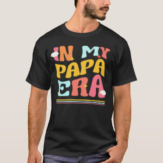 På min Pappa Era Funny Far Pun Groovy Pappa Matchi T Shirt