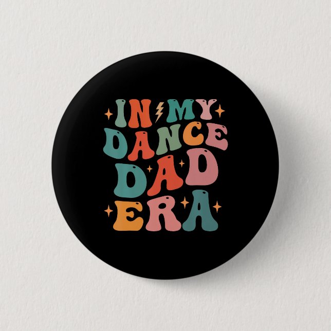 På min Pappa era i Dance Tee Fars dag Knapp (Framsida)