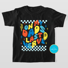 På min Pappa Senaste Nerve Gift z för Kids T-Shirt