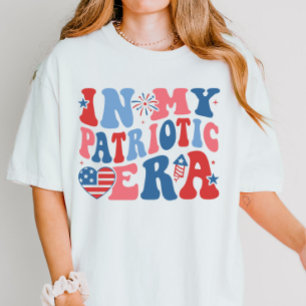 På min patriotiska Era Cute Retro 4:e juli T Shirt