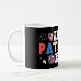 På min patriotiska era, ynka amerikanska 4:e juli kaffemugg