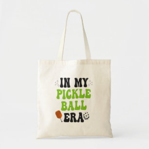 På min PickleBall Era Funny Groovy Sport Gift Tygkasse
