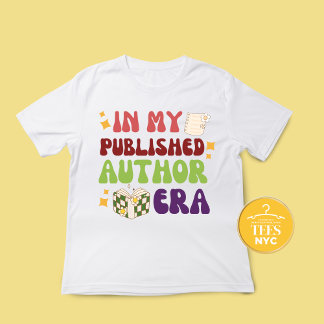 På min publicerade Author Era Shirt Gift for Write T