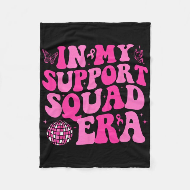 På min supportpunkt på eran era Groovy Breast Canc Fleecefilt (Framsidan)