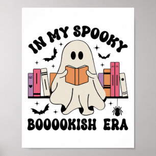 På min talesman Bookish Era Ghost Bokar Halloween  Poster
