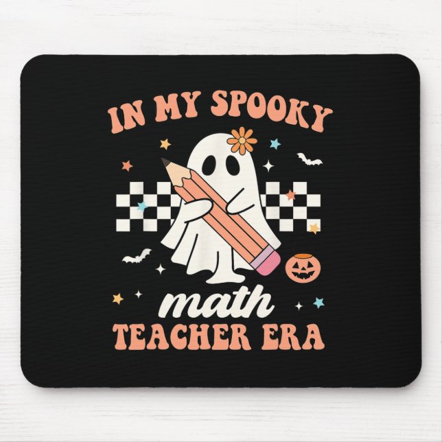 På min talesman Math Teacher Era Groovy Retro Hall Musmatta (Framsidan)