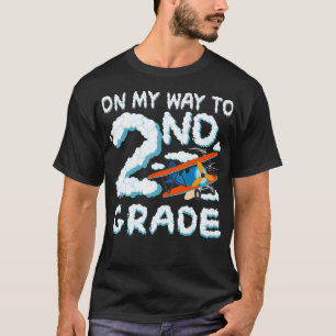 På min väg till andra flygplanet Klass 2:a Klass t Shirt